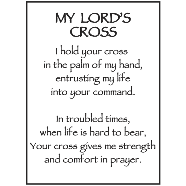 My Lord's Cross | Pocket Charm