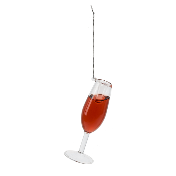 Prosec Ho Ho Ho Wine Glass Ornament