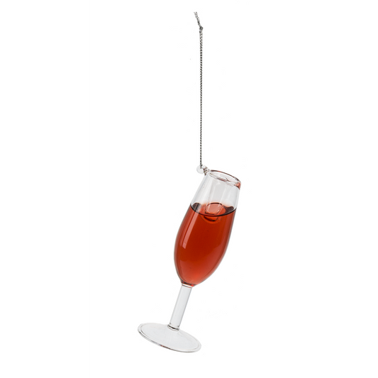 Prosec Ho Ho Ho Wine Glass Ornament