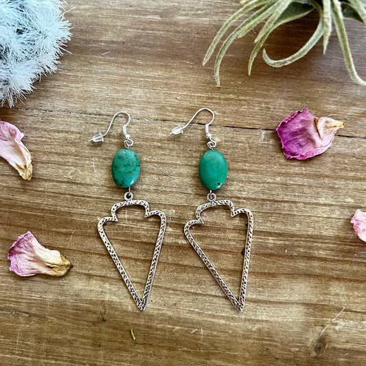 Arrow Earrings and Turquoise