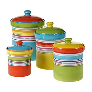 Certified International Mariachi 4-pc. Kitchen Canister Set