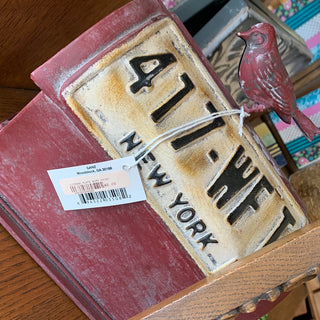 License Plate Bird House