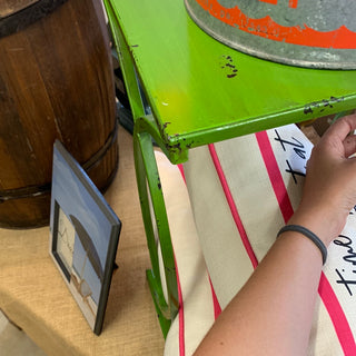 Side Table Metal Green