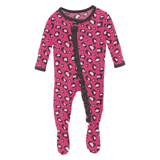 Calypso Cheetah Print Kickee Footie