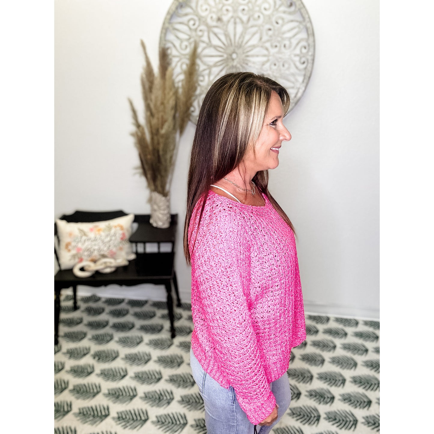 Pink Lightweight Sweater