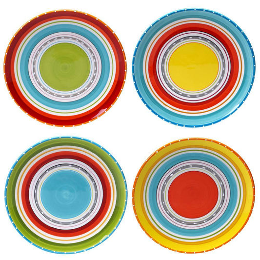 Certified International Mariachi Multi-Colored Dinner 10.75 in. Plate