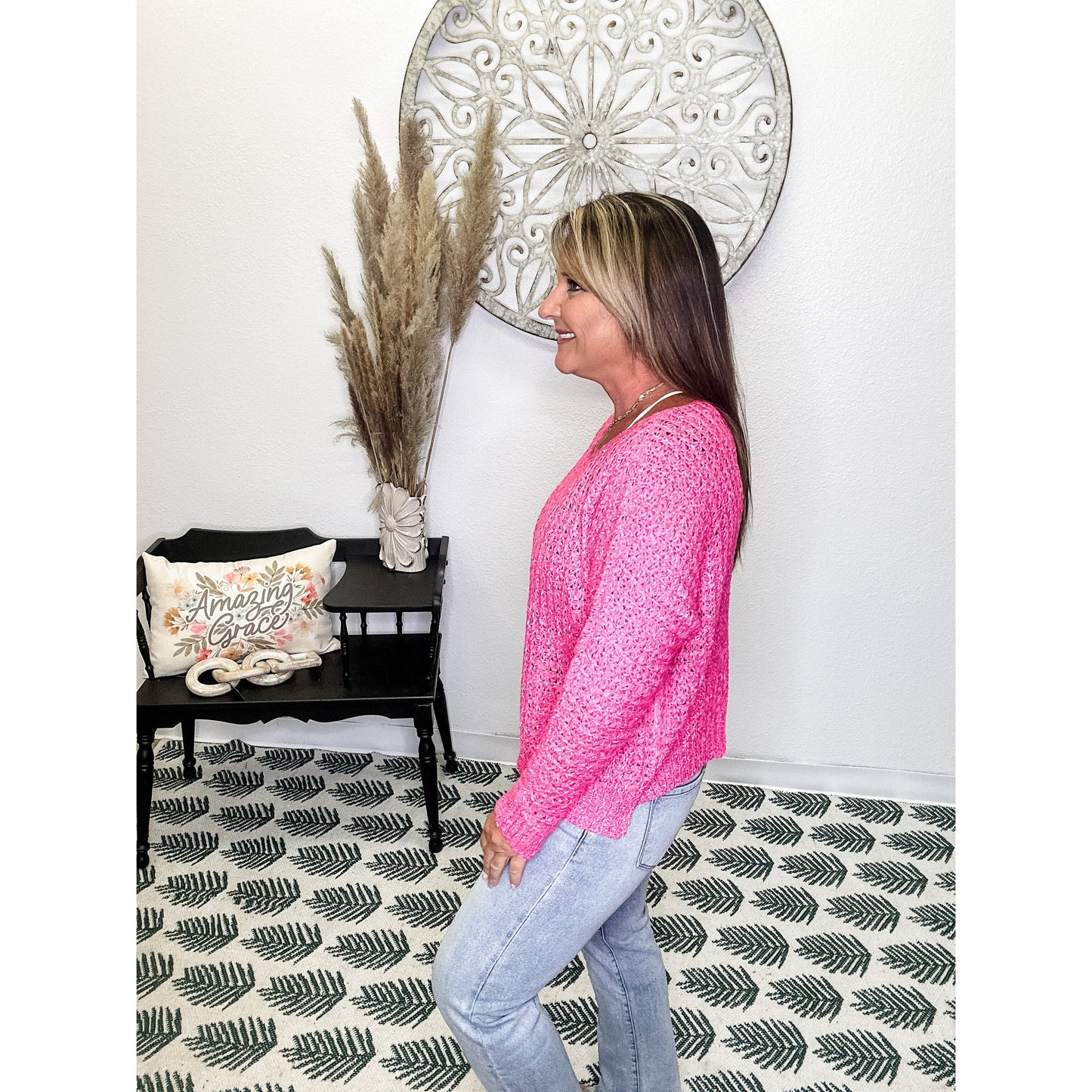 Pink Lightweight Sweater