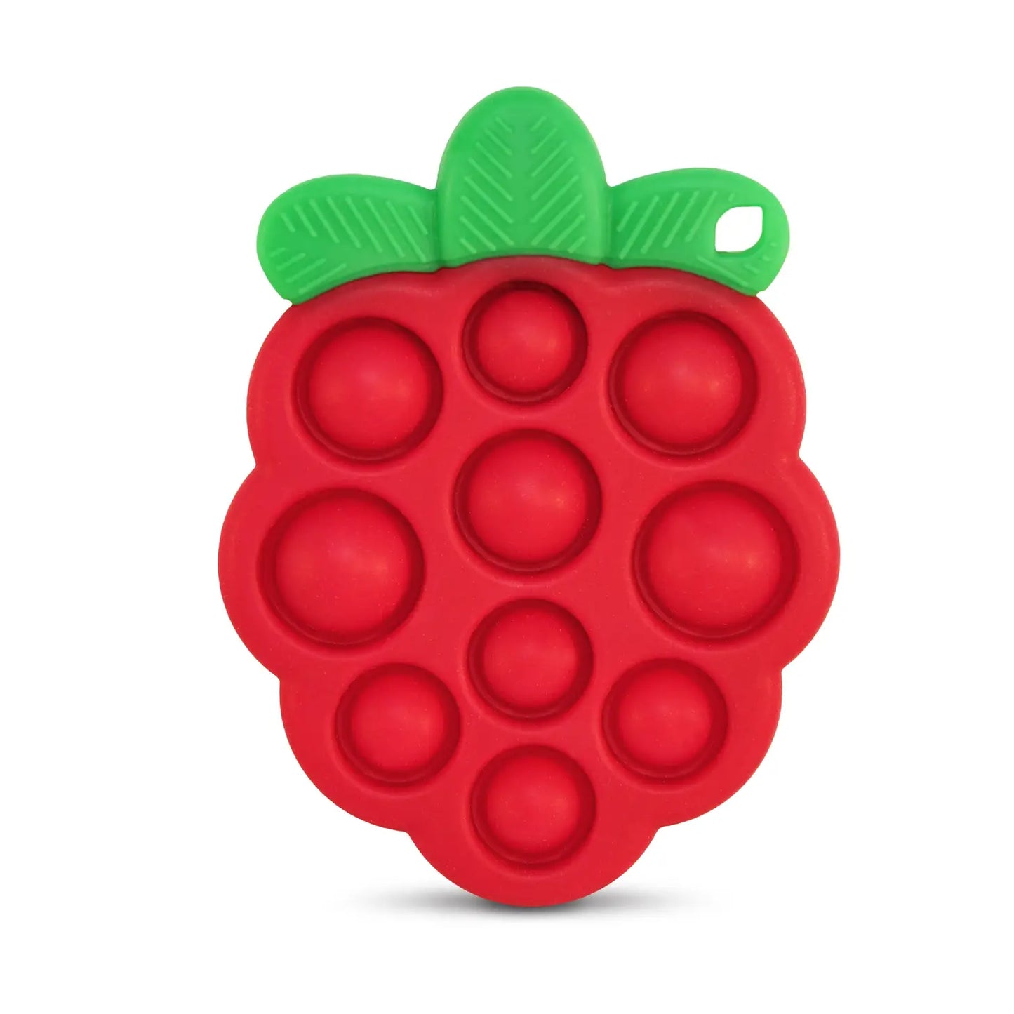 Razberry Pop Silicone Teether Sensory Toy