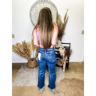 Tummy Control Straight Jeans-Risen