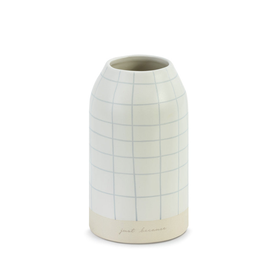 Grid Style Just Because Vase