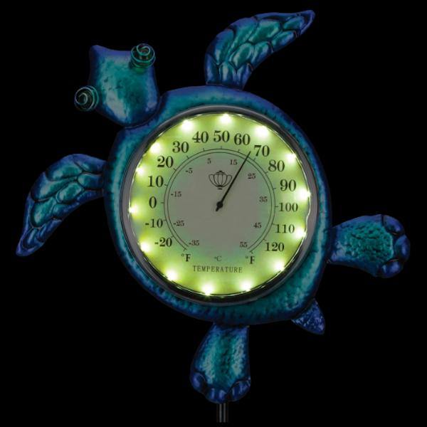 Thermometer Solar Stake | Sea Turtle