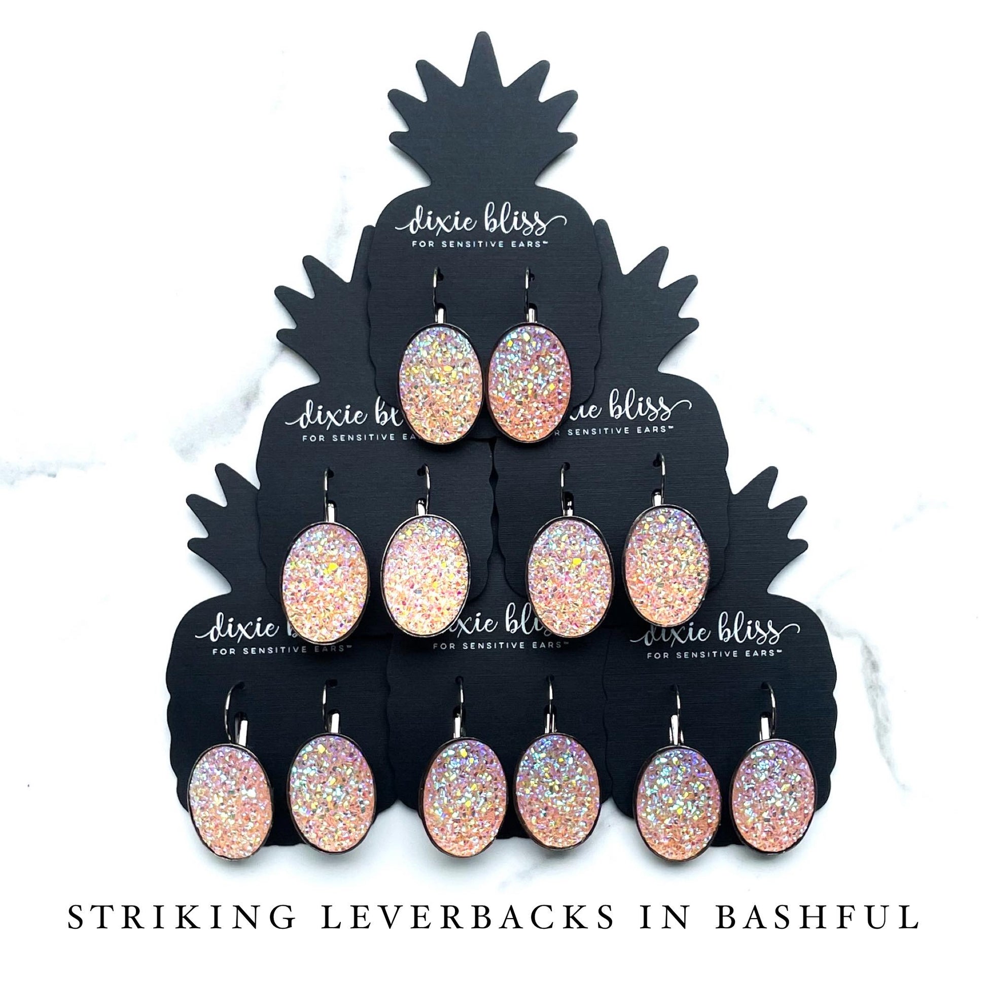 Striking Leverback in Bashful Earrings - Sandy Bums Boutique