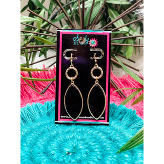 Black Dangle Earrings