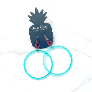 Daring Hoops | Blue Hoops