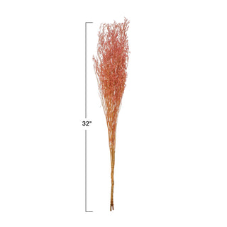 Dried Natural Love Grass Bunch, Pink