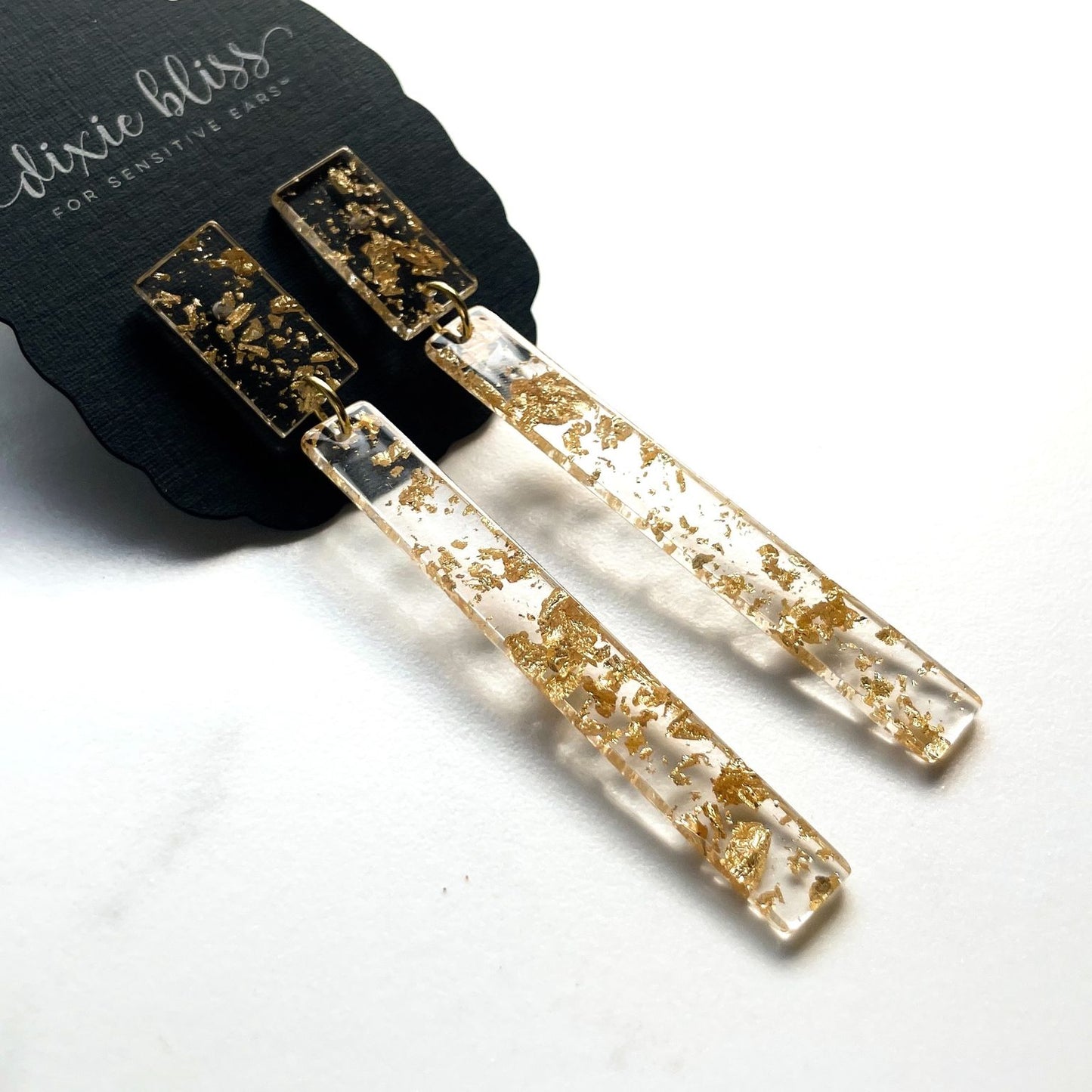 Treasure in Gold Foil earrings