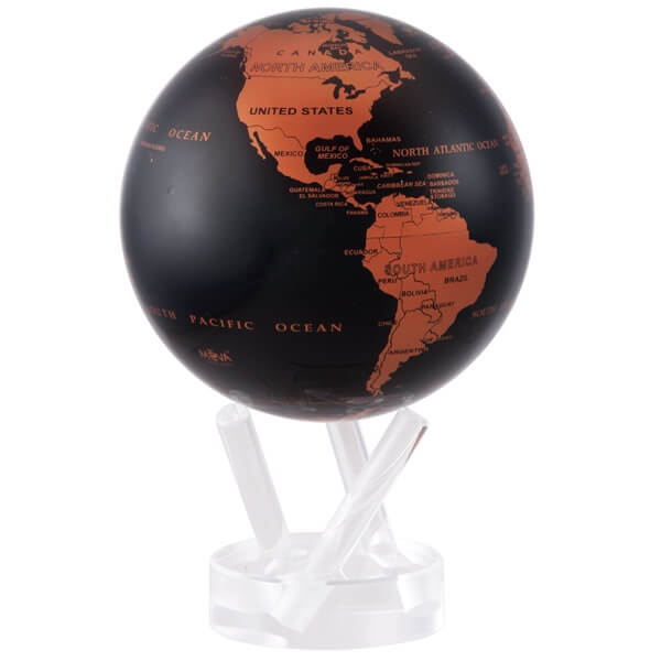 4.5" Mova Globe | Copper & Black