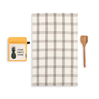 Pineapple Hot Pad & Towel with Spatula Set