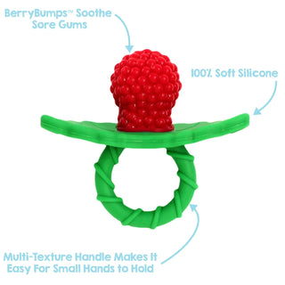 RaZberry Silicone Teether 2PK