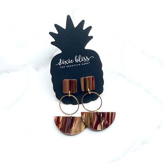 Say Less in Mahogany Earrings