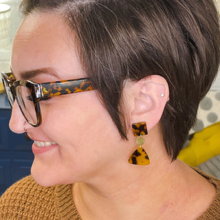 Take on Me | Tortoise Earrings