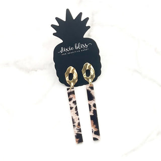 Undone in Leopard Earrings
