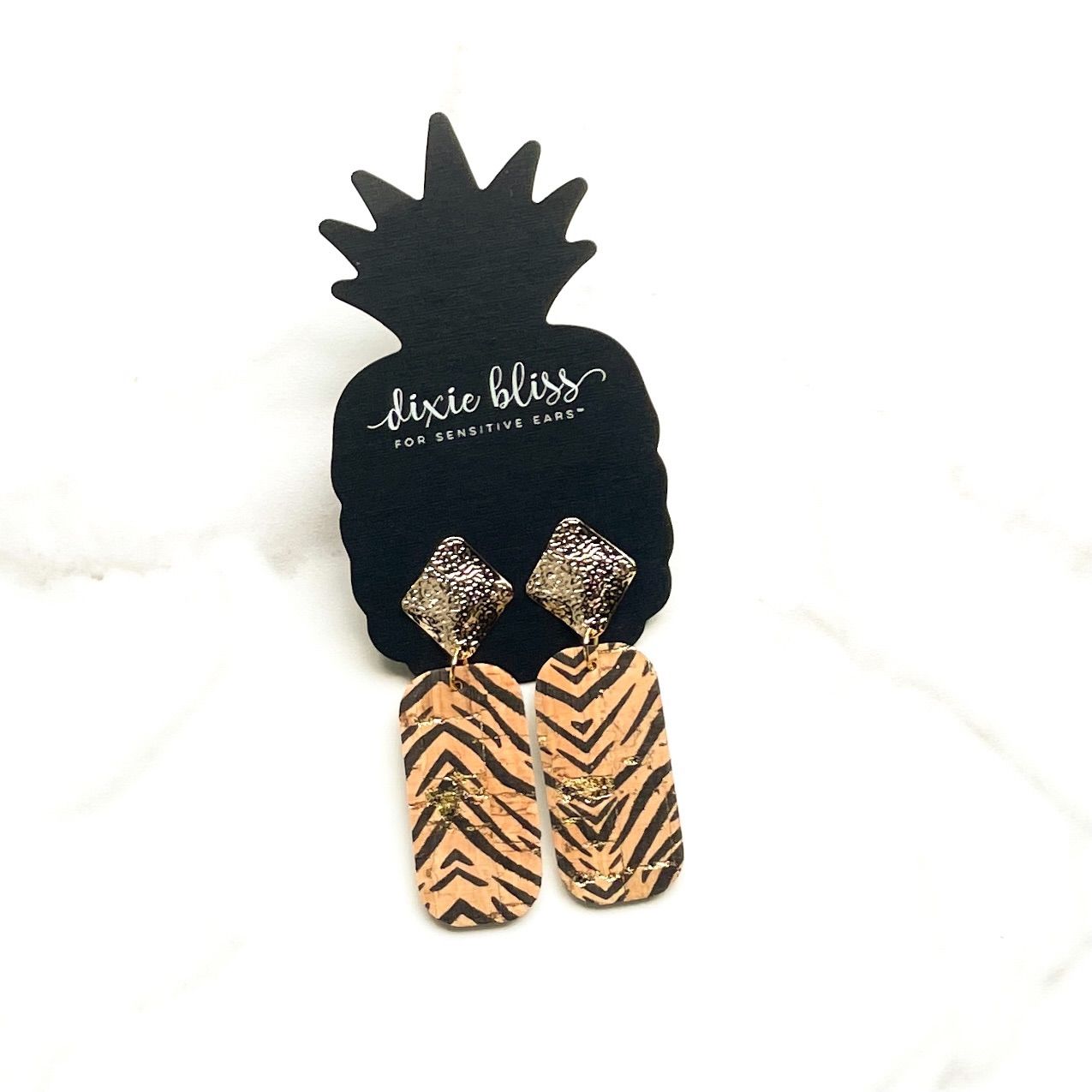 Carlow | Tiger Print Earrings