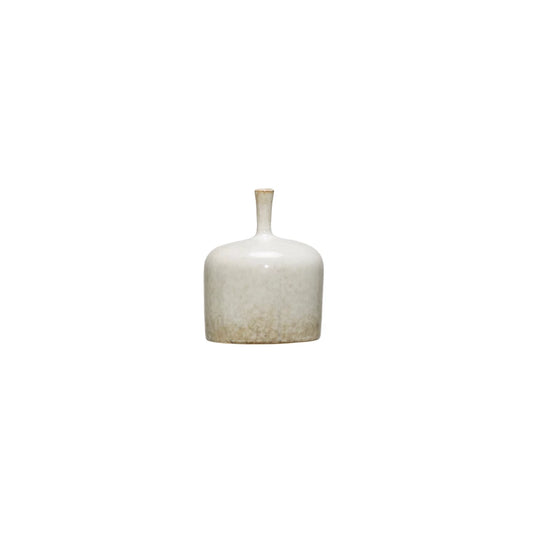 Stoneware Vase with Glaze | 6"