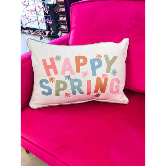 Happy Spring Pillow