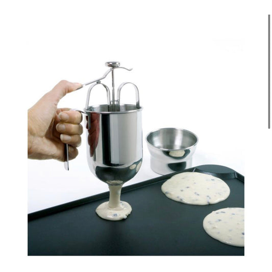 Stainless Steel Pancake Dispenser w/Holder