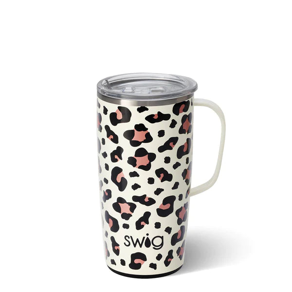 Luxy Leopard Swig 22 oz coffee mug