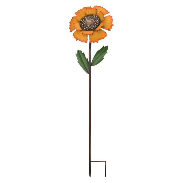 46" Vintage Flower Stake - Marigold