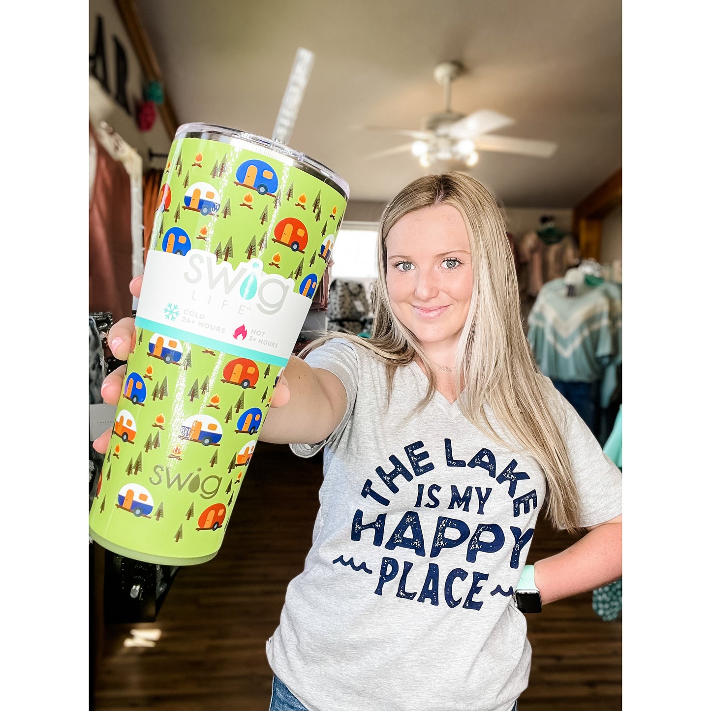 The Lake Is My Happy Place Tee