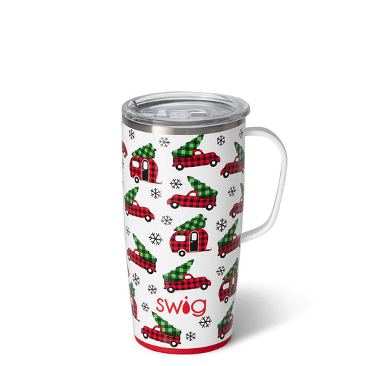Home Fir the Holidays Swig 22 oz coffee mug
