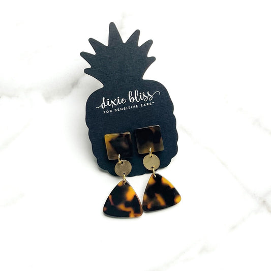 Take on Me | Tortoise Earrings